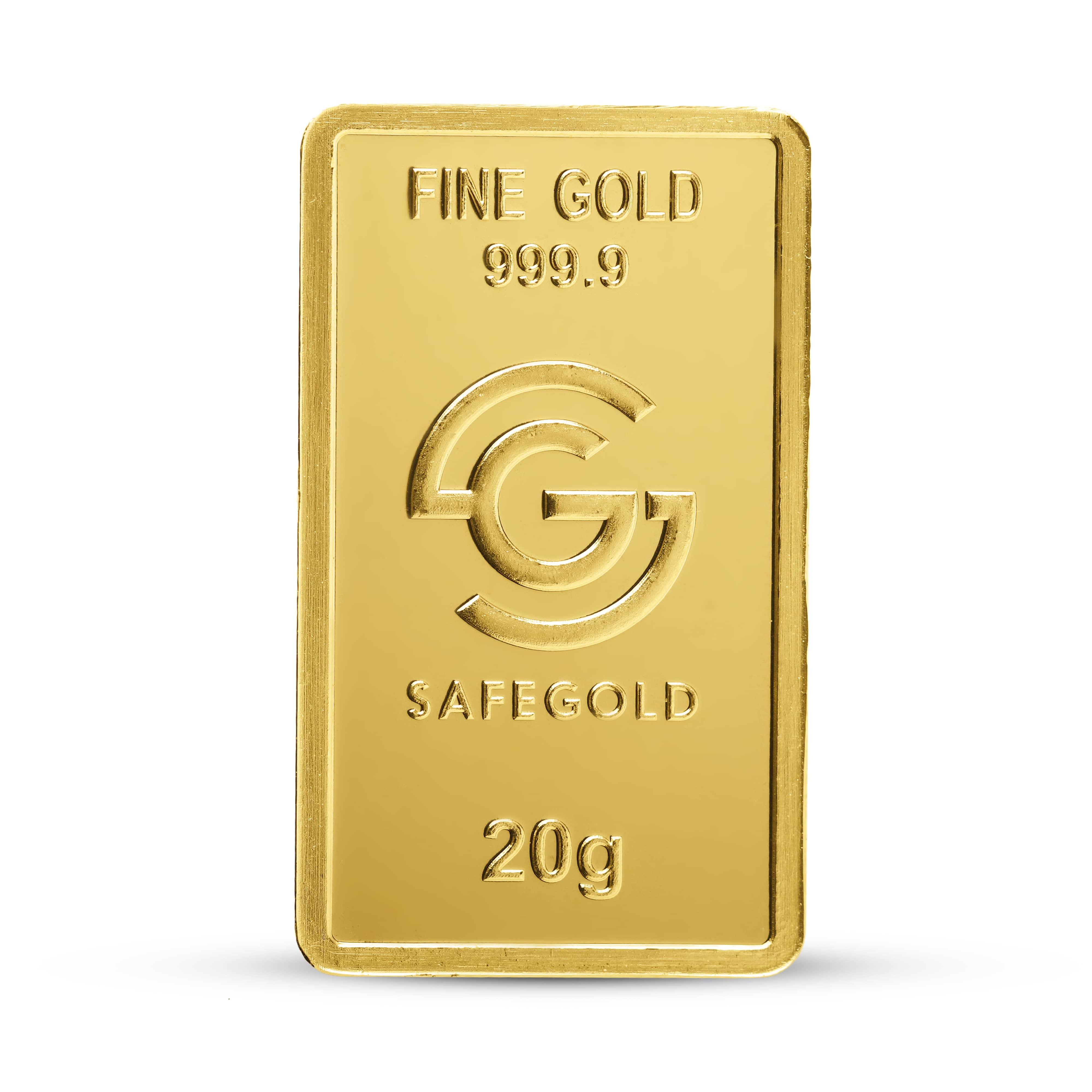 20 grams SafeGold Bar