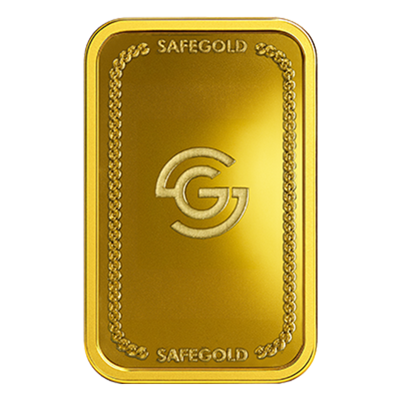 50 Gram SafeGold Rectangular Bar